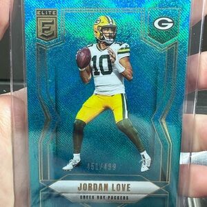Jordan Love Green Bay Packers Football Card 451/499